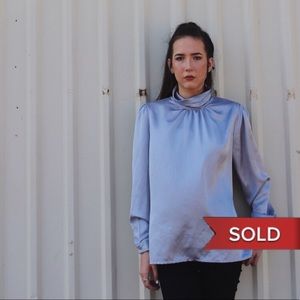 Vintage Made in USA 80’s Style Dress Blouse